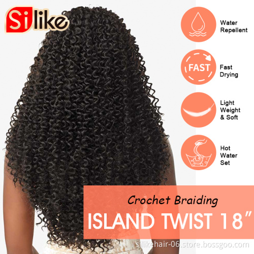 wholesale 18inch Passion Twist Hair Water Wave Crochet Twist New Water Wave Crochet Braids hair for Passion Twist Hair Extension